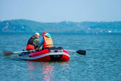 купить Лодка ПВХ STORMLINE Adventure Standard 430 (2024) в Москве - фото 