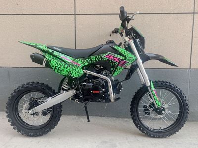 купить Мотоцикл BSE EX Max13 17/14 Green Pink Neon PITBIKE в Москве - фото 
