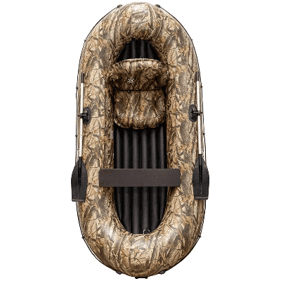 купить Гребная лодка ПВХ SIBRIVER Кантегир-300 НД КМФ (Лес) в Москве - фото 