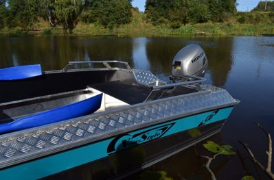 купить Алюминиевая лодка WELLBOAT-43-0 в Москве - фото 