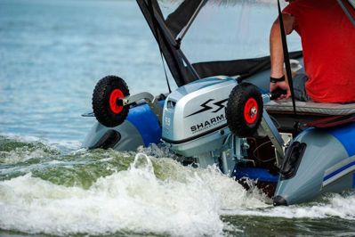 купить 2х-тактный лодочный мотор SHARMAX SM9.8HS в Москве - фото 