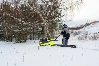 купить Мотобуксировщик БУРЛАК М2 Хозяин-2 15 л.с. в Москве - фото 