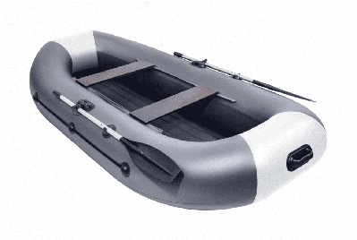купить Гребная лодка ПВХ ТАЙМЕНЬ V-290 НД графит-серый в Москве - фото 