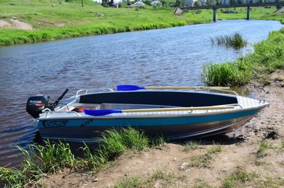 купить Алюминиевая лодка WELLBOAT-410 в Москве - фото 