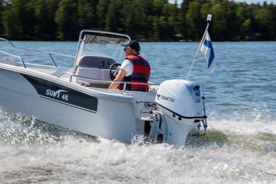 купить 4х-тактный лодочный мотор TOHATSU MFS 40 ETL в Москве - фото 