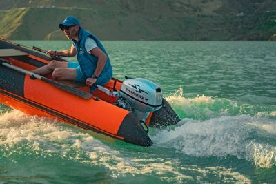 купить 2х-тактный лодочный мотор SHARMAX SM9.9HS в Москве - фото 