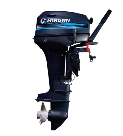 купить 2х-тактный лодочный мотор HINGAN 9.9 л.с. PRO в Москве - фото 