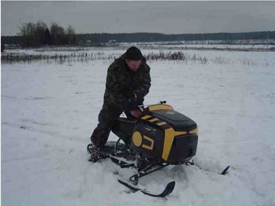 купить Мини-снегоход РУССКАЯ МЕХАНИКА Snow Fly в Москве - фото 