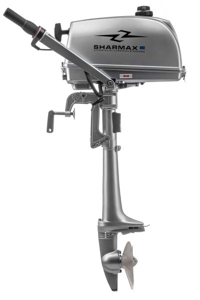 купить 2х-тактный лодочный мотор SHARMAX SM4HS (2024) в Москве - фото 