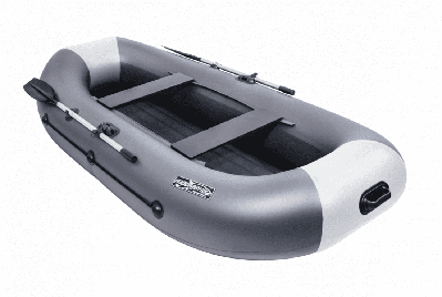 купить Гребная лодка ПВХ ТАЙМЕНЬ V-290 НД графит-серый в Москве - фото 