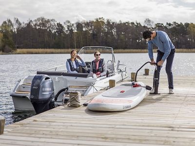 купить 4х-тактный лодочный мотор YAMAHA F80BETL в Москве - фото 