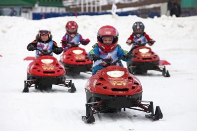 купить Снегоход РУССКАЯ МЕХАНИКА Тайга Рысь Детский в Москве - фото 