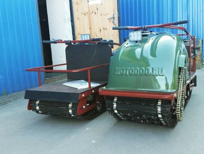 купить Мотобуксировщик MOTODOG 500 (9 л.с. задний привод) в Москве - фото 