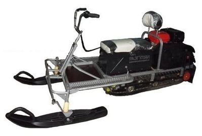 Мотобуксировщик РАЗГУЛЯЙ-17 Стандарт с лыжным модулем в Москве