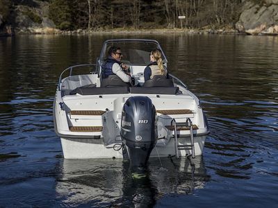 купить 4х-тактный лодочный мотор YAMAHA F80BETL в Москве - фото 