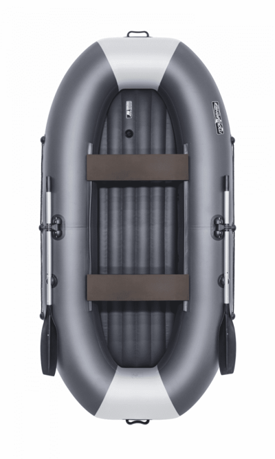 купить Гребная лодка ПВХ ТАЙМЕНЬ V-290 НД графит-серый в Москве - фото 