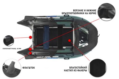 купить Лодка ПВХ STORMLINE Adventure Standard 310  (2024) в Москве - фото 