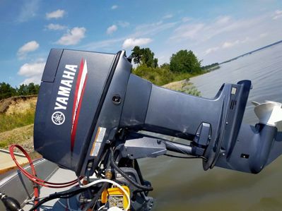 купить 2х-тактный лодочный мотор YAMAHA 50HETOL Б/У в Москве - фото 