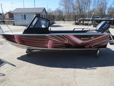 купить Катер-лодка алюминиевая WELLBOAT 45i в Москве - фото 