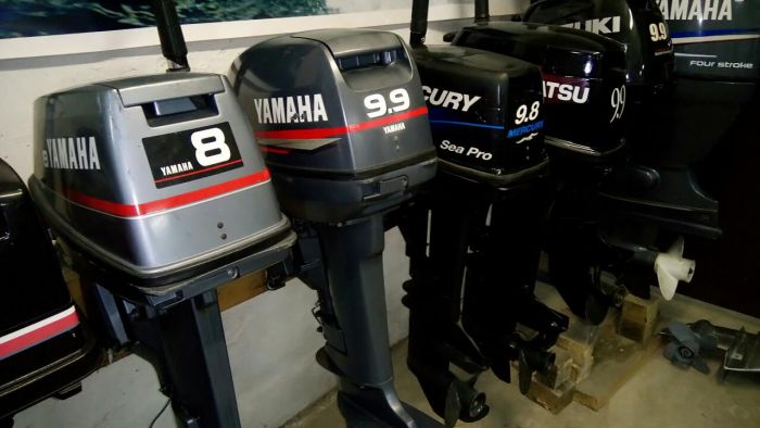 лодочные моторы с японского аукциона