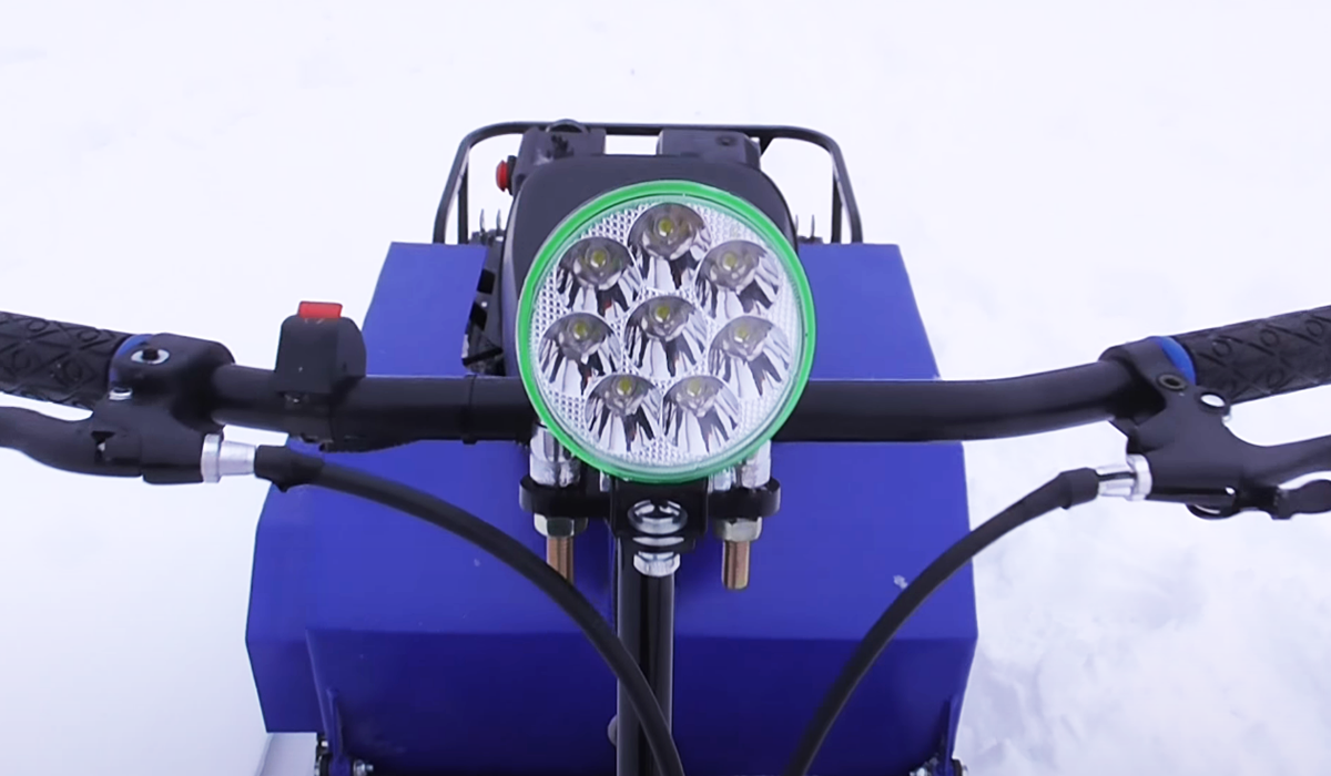 как установить освещение на мотобуксировщик – обзор